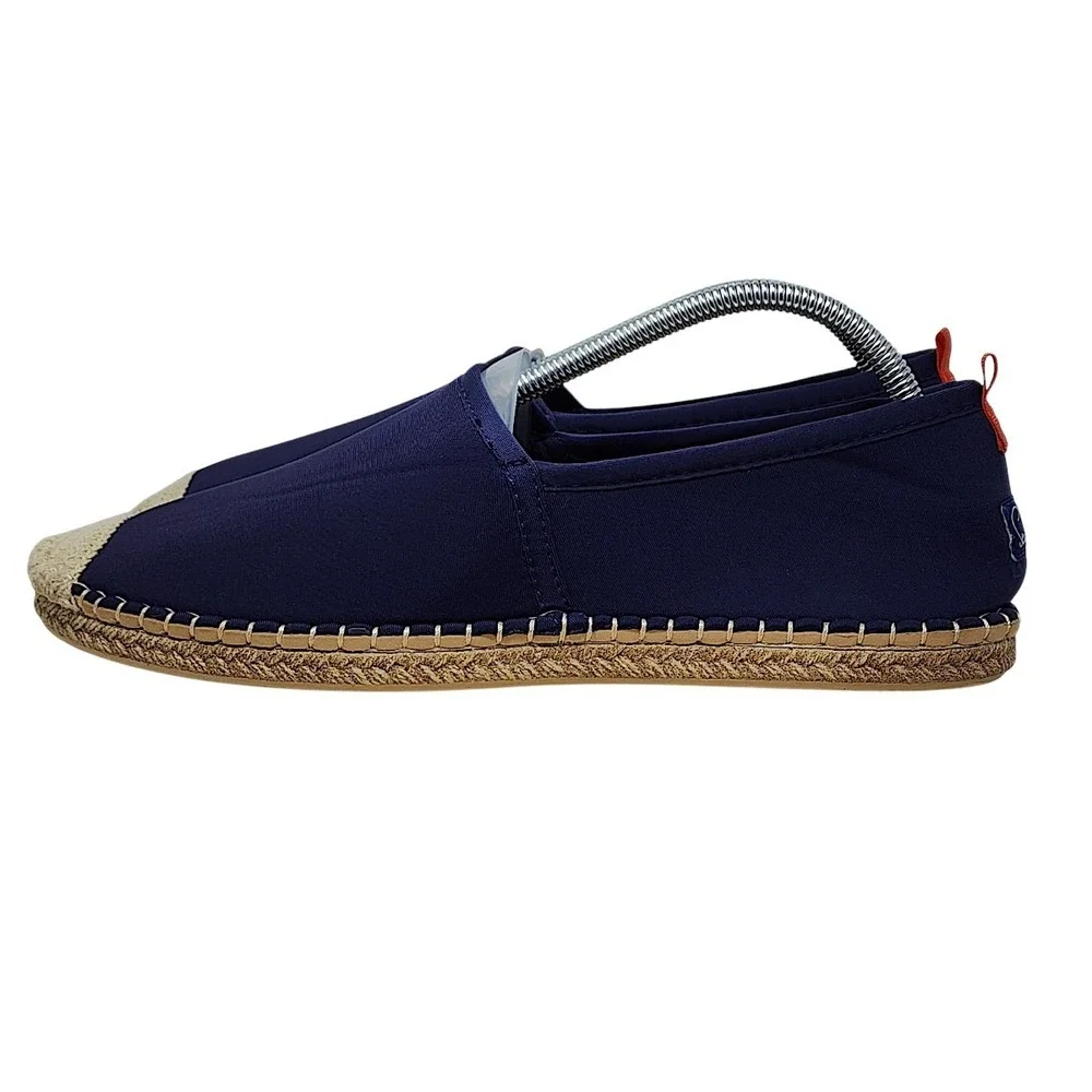 Sea Star Beachwear Espadrille 9 Men Mariner Navy Water Slip On Boat Shoe Beach